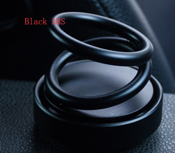 Suspension double ring rotating aromatherapy car aromatherapy Creative vibrating new car aroma double ring magnetic suspension